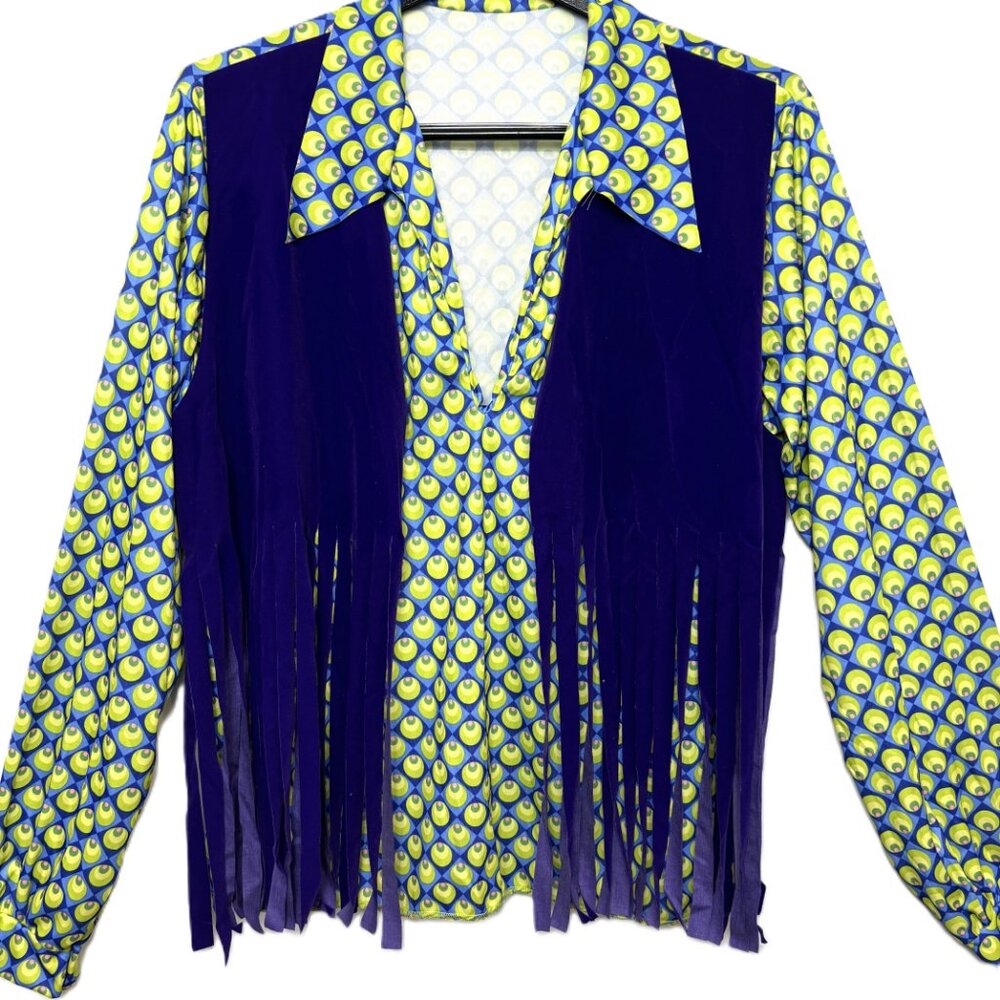 La Mendola 60 - 70’s Hippie Shirt/Vest Costume NWT NOS